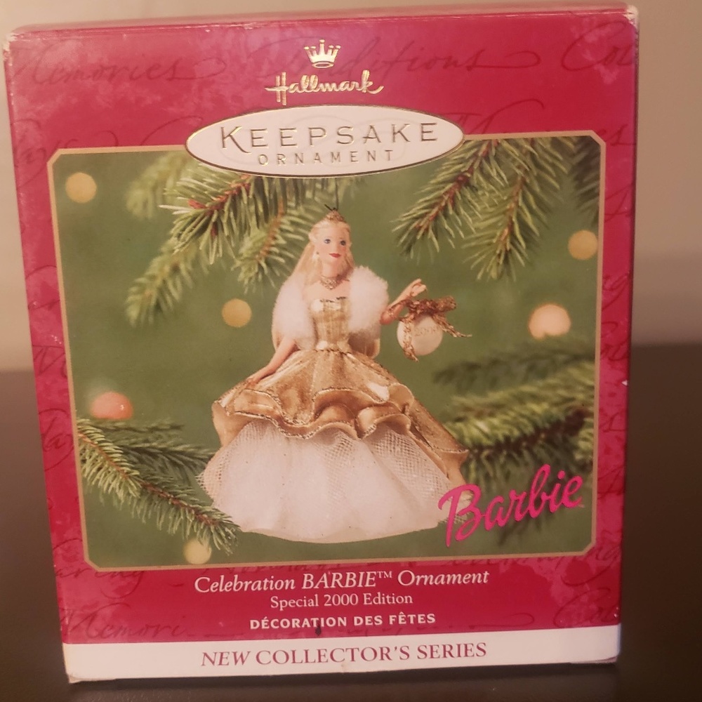 Hallmark Keepsake Ornament Barbie Celebration 2000